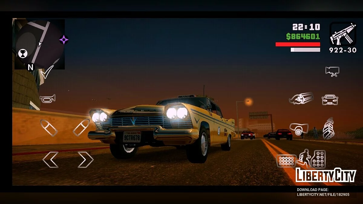 Project 5 - GTA 5 Style Modpack / GTA San Andreas (iOS, Android)