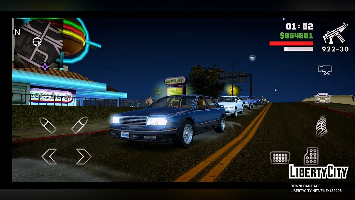 Project 5 - GTA 5 Style Modpack / GTA San Andreas (iOS, Android)