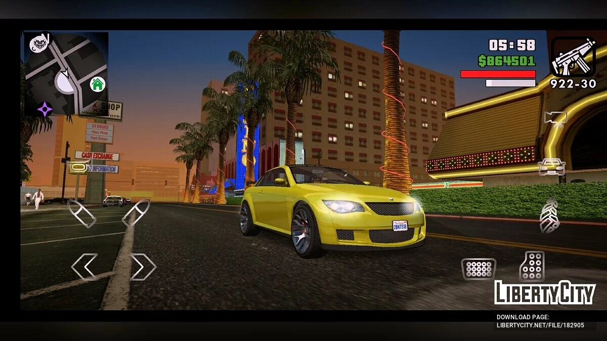 Project 5 - GTA 5 Style Modpack / GTA San Andreas (iOS, Android)