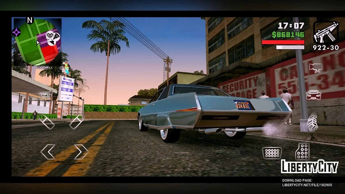 Project 5 - GTA 5 Style Modpack / GTA San Andreas (iOS, Android)