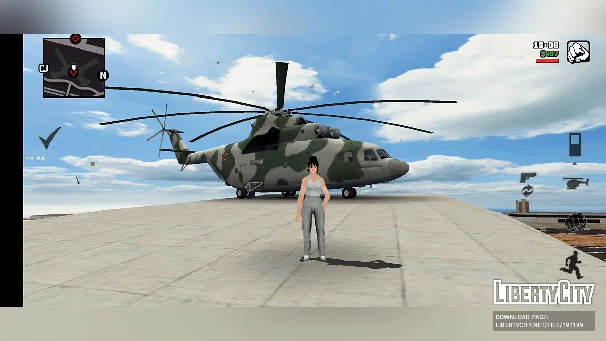 Сборка с реалистичной графикой / GTA San Andreas (iOS, Android)