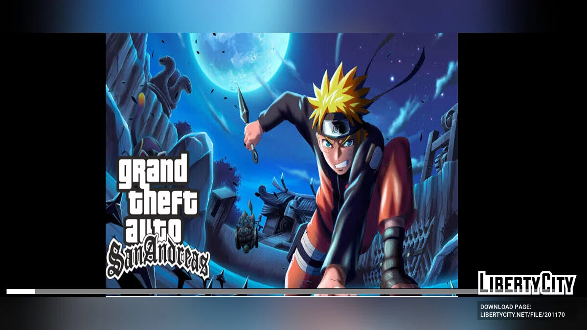 Menu & Loadscreen Naruto / GTA San Andreas (iOS, Android)
