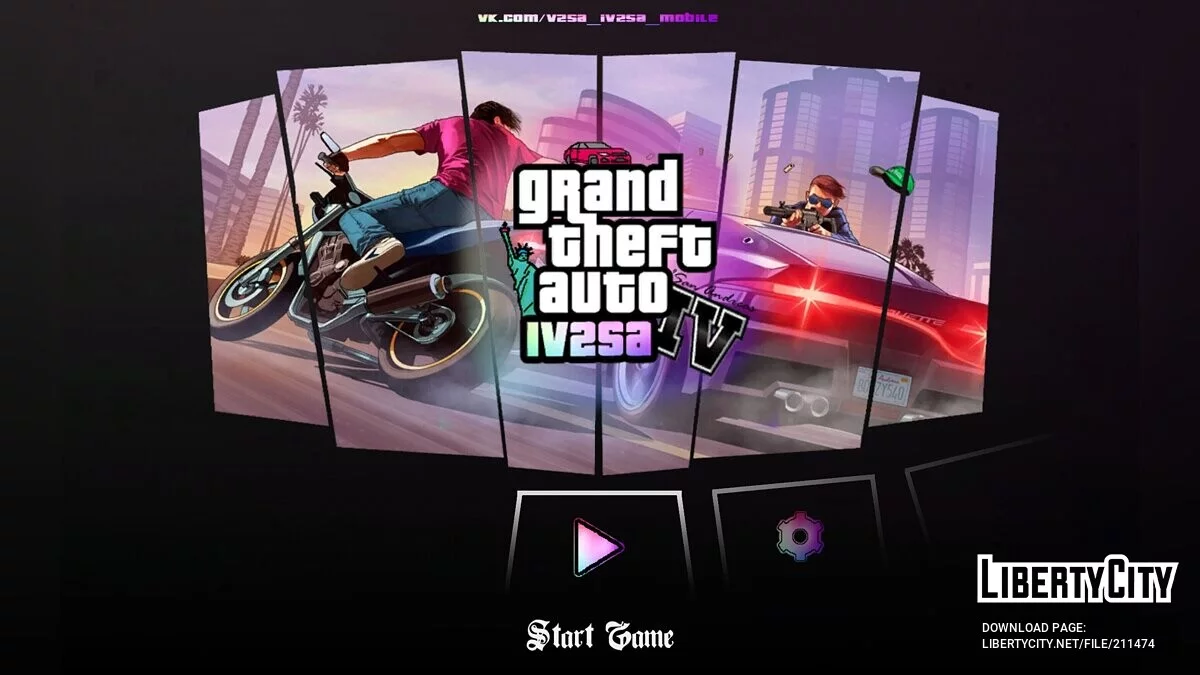 GTA IV2SA Mobile Beta 1.5 (Полная карта) / GTA San Andreas (iOS, Android)