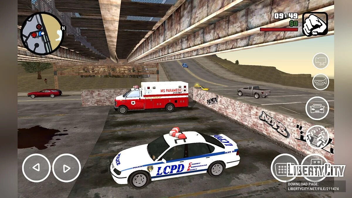 GTA IV2SA Mobile Beta 1.5 (Полная карта) / GTA San Andreas (iOS, Android)