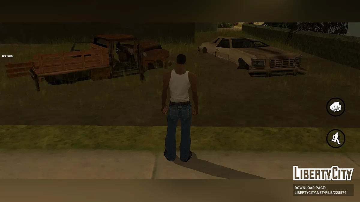 Perbaikan + peningkatan - Edisi Ghetto / GTA San Andreas (iOS, Android)