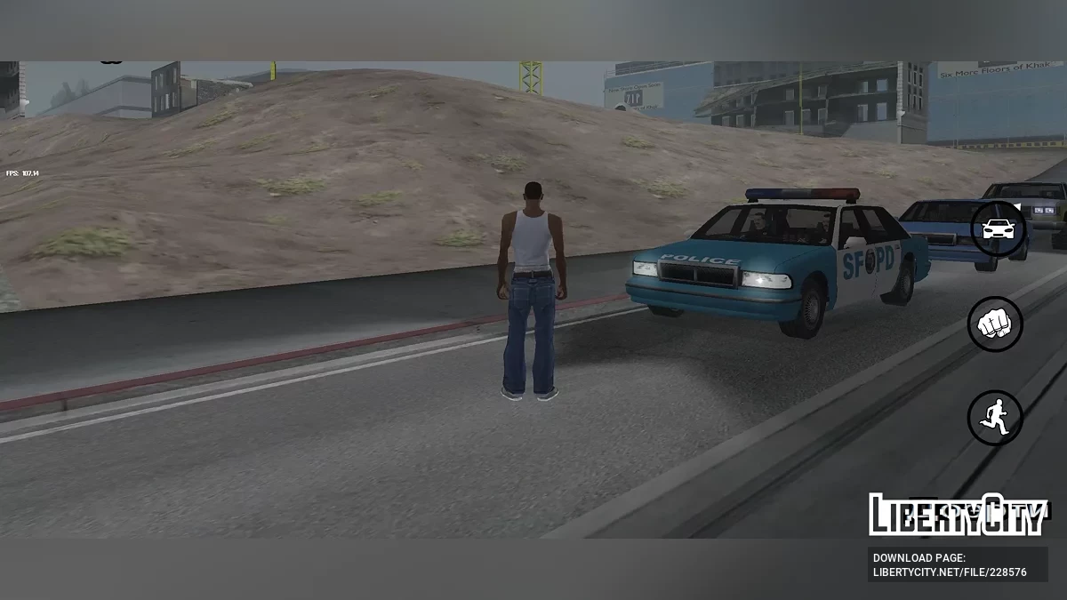 Perbaikan + peningkatan - Edisi Ghetto / GTA San Andreas (iOS, Android)