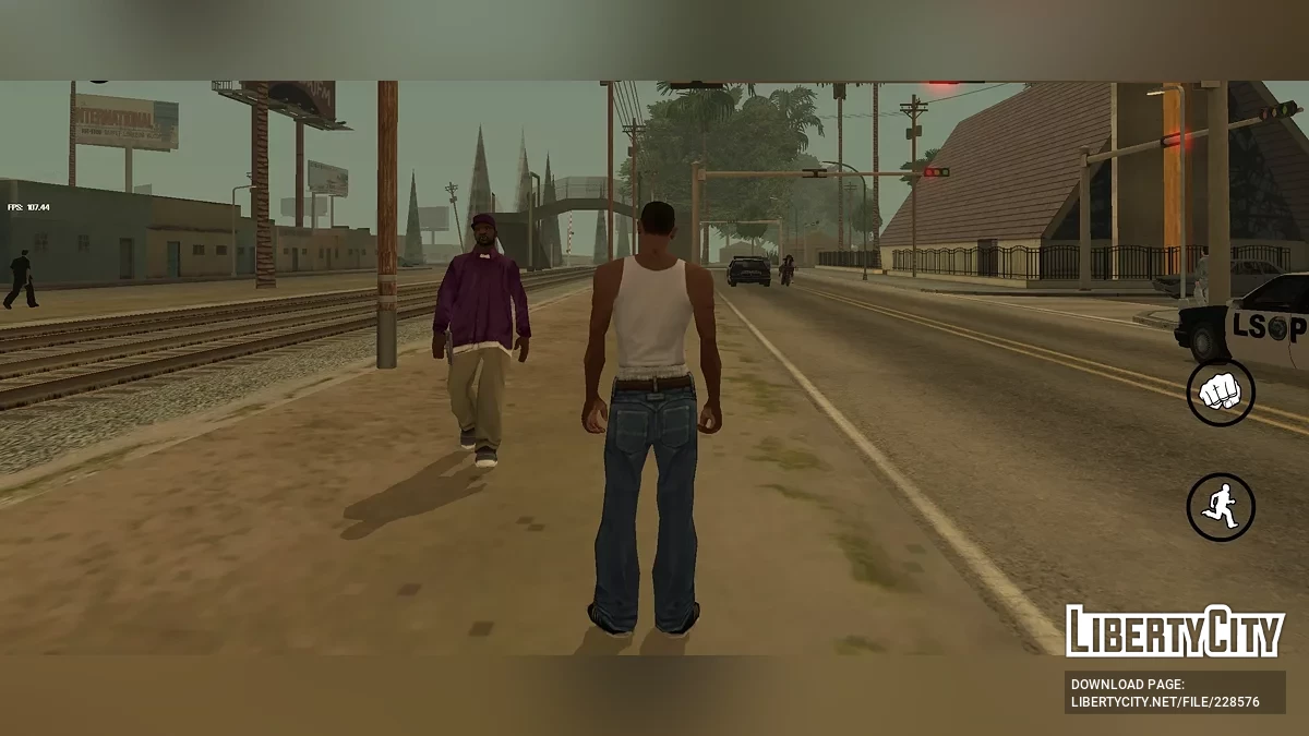 Perbaikan + peningkatan - Edisi Ghetto / GTA San Andreas (iOS, Android)