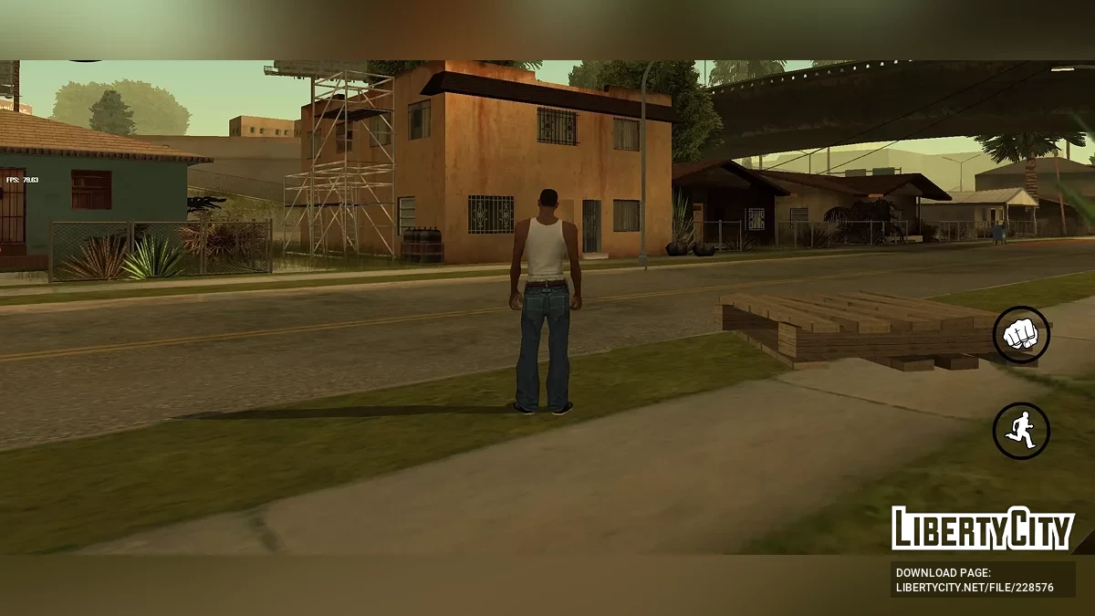 Perbaikan + peningkatan - Edisi Ghetto / GTA San Andreas (iOS, Android)