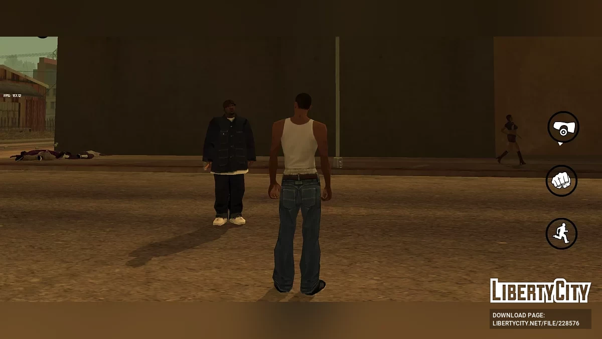 Perbaikan + peningkatan - Edisi Ghetto / GTA San Andreas (iOS, Android)