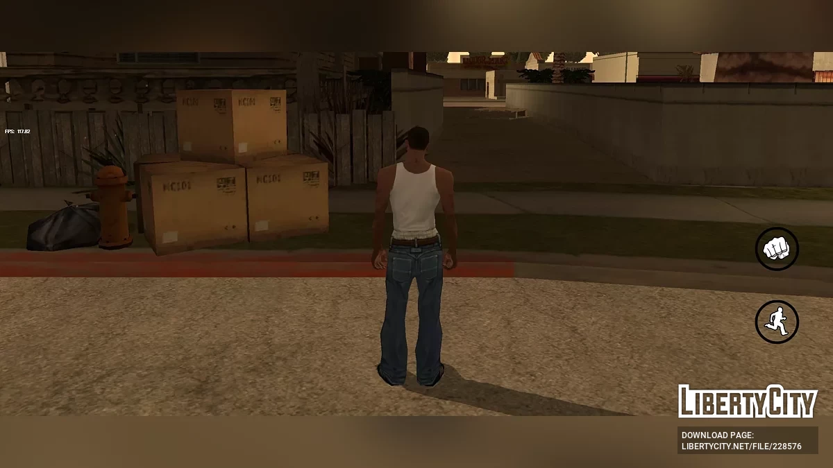 Perbaikan + peningkatan - Edisi Ghetto / GTA San Andreas (iOS, Android)