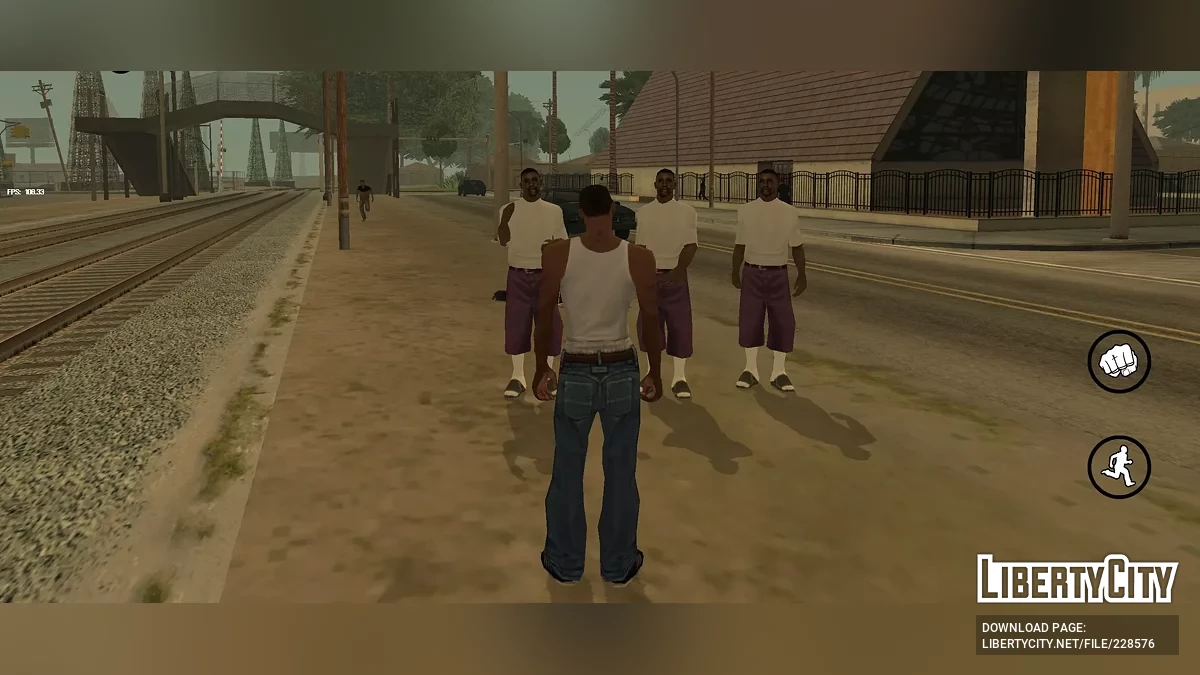Perbaikan + peningkatan - Edisi Ghetto / GTA San Andreas (iOS, Android)