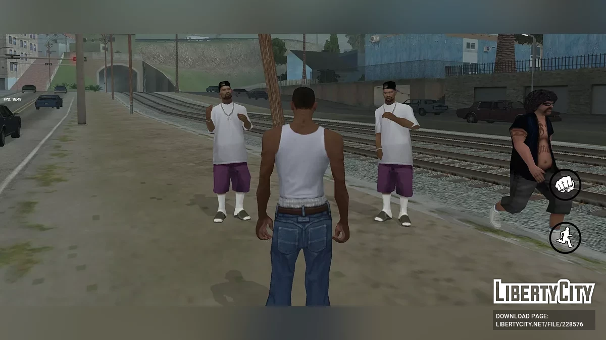 Perbaikan + peningkatan - Edisi Ghetto / GTA San Andreas (iOS, Android)