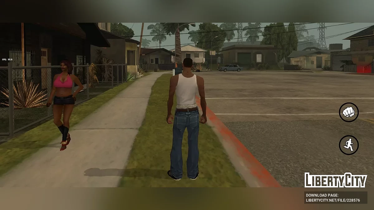 Perbaikan + peningkatan - Edisi Ghetto / GTA San Andreas (iOS, Android)