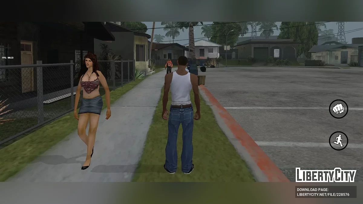 Perbaikan + peningkatan - Edisi Ghetto / GTA San Andreas (iOS, Android)