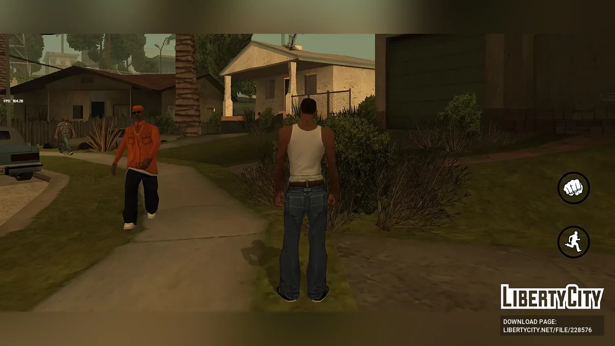Perbaikan + peningkatan - Edisi Ghetto / GTA San Andreas (iOS, Android)