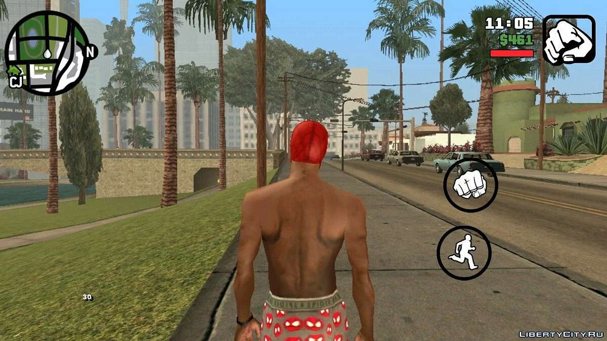 Masque de l'Homme-Araignée / GTA San Andreas (iOS, Android)