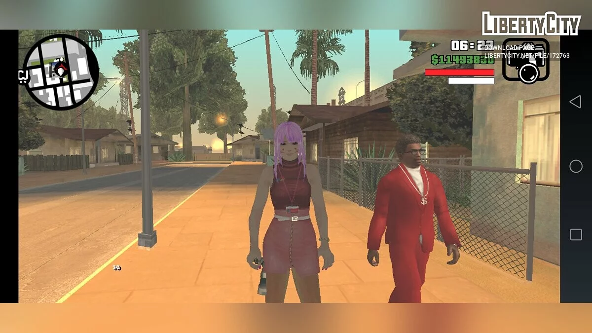 Peinado Kazuma Kiryu de Yakuza / GTA San Andreas (iOS, Android)