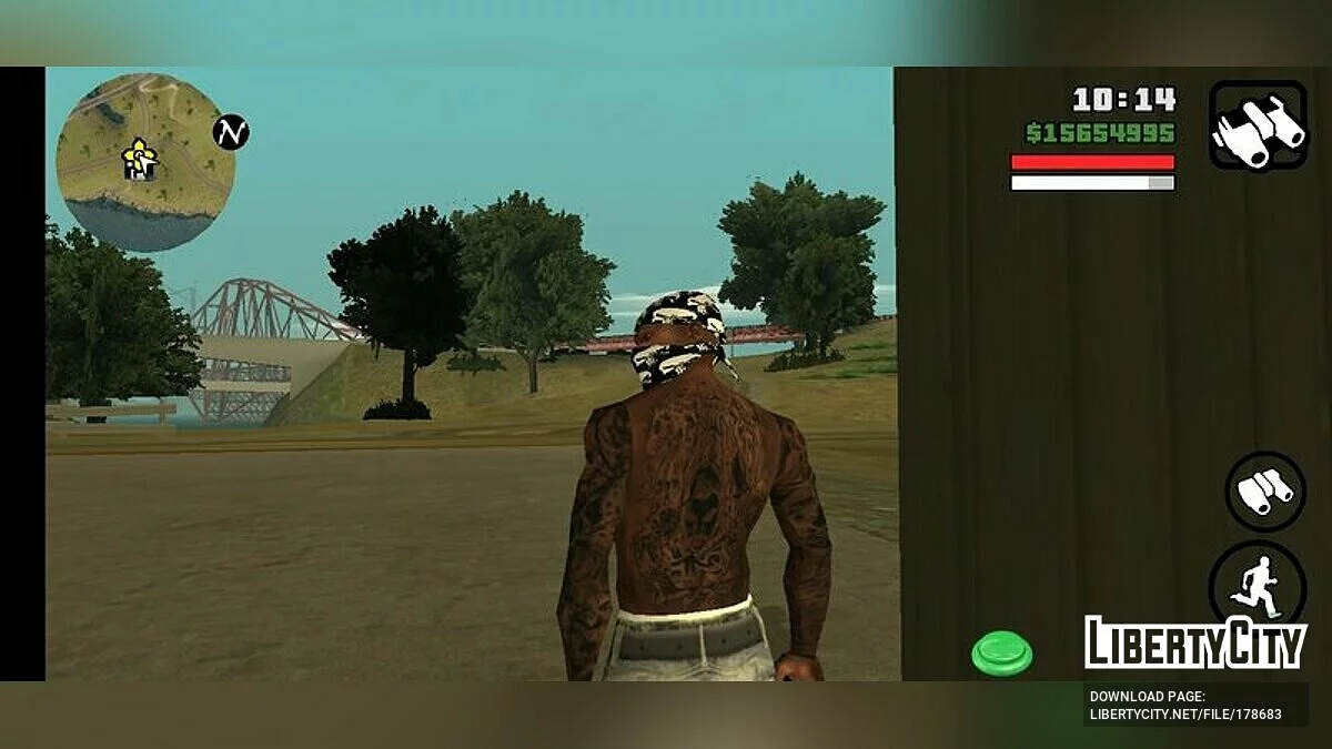 وشاح / GTA سان أندرياس (iOS، أندرويد)