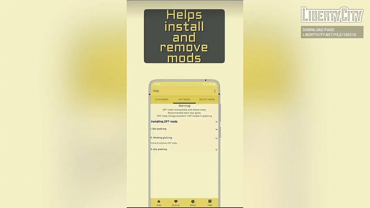 CLEO Mod Master 1.1.2 / GTA San Andreas (iOS, Android)