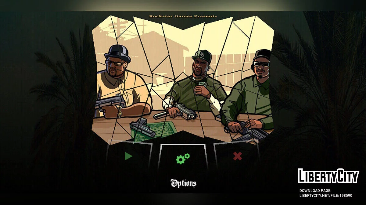 GTA San Andreas: The Definitive Edition - Нові текстури для ігрового меню / GTA San Andreas (iOS, Android)