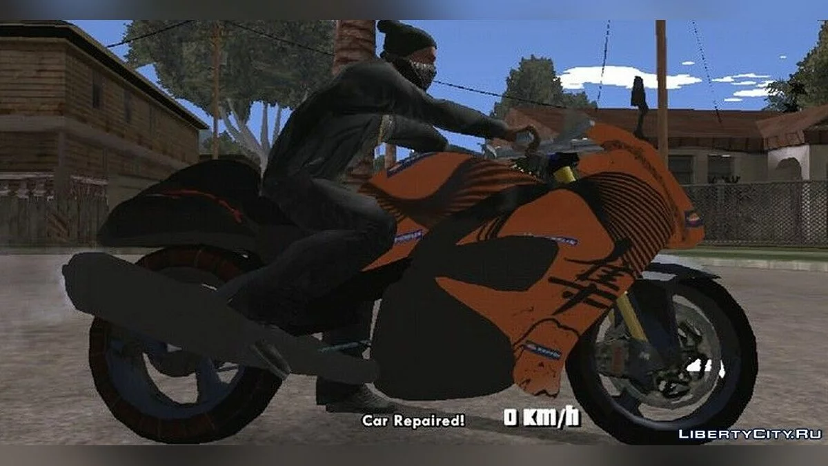 Suzuki Hayabusa 1300 2008 / GTA San Andreas (iOS, Android)