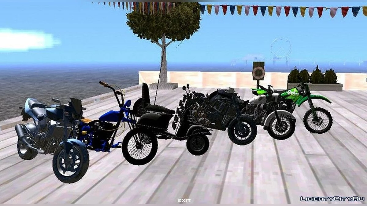 Пакет мотоциклів з GTA 5 / GTA San Andreas (iOS, Android)