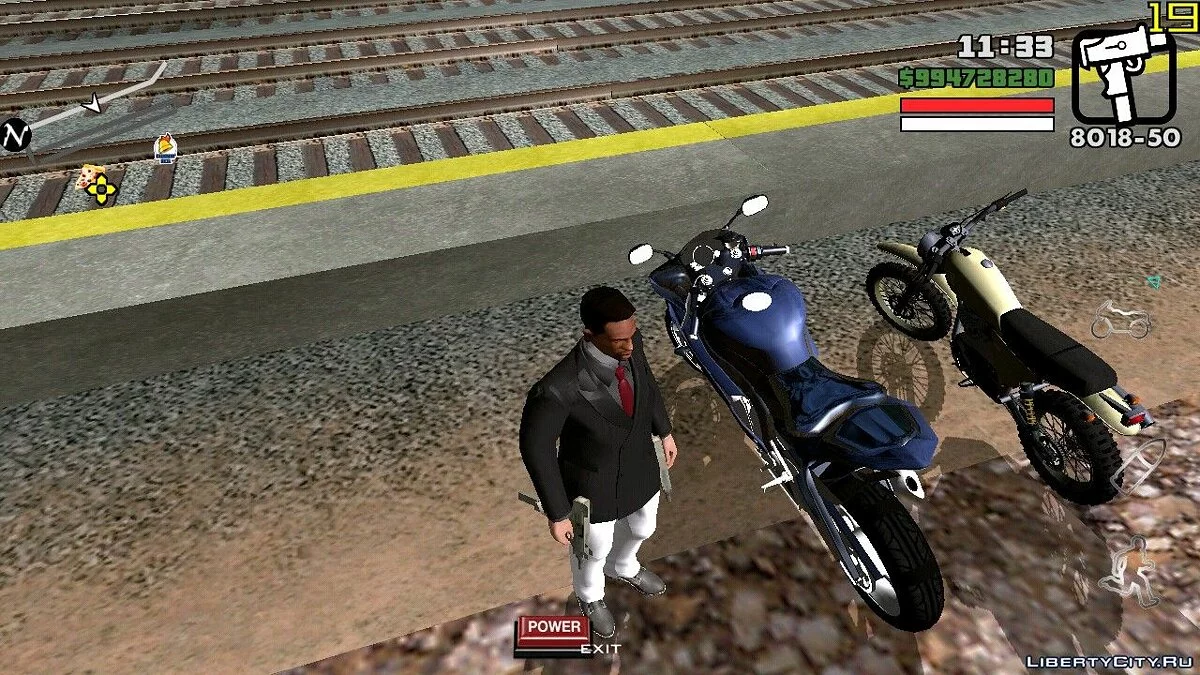 Yamaha R6 and Kawasaki Ninja ZX10R / GTA San Andreas (iOS, Android)