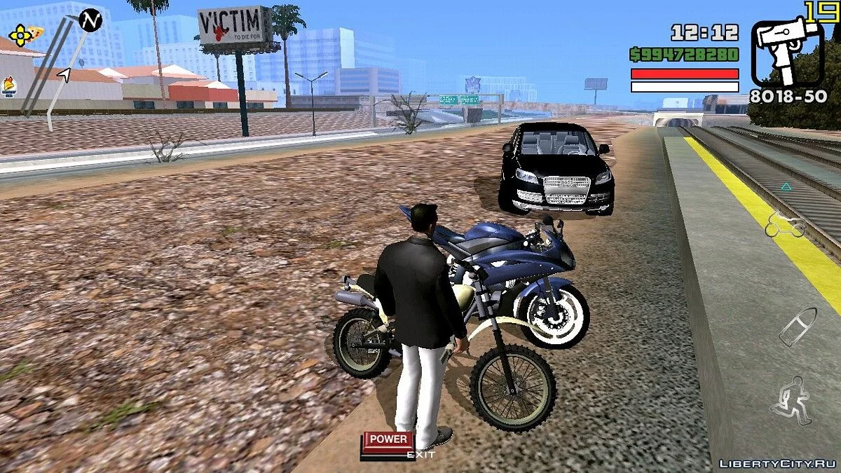 Yamaha R6 and Kawasaki Ninja ZX10R / GTA San Andreas (iOS, Android)