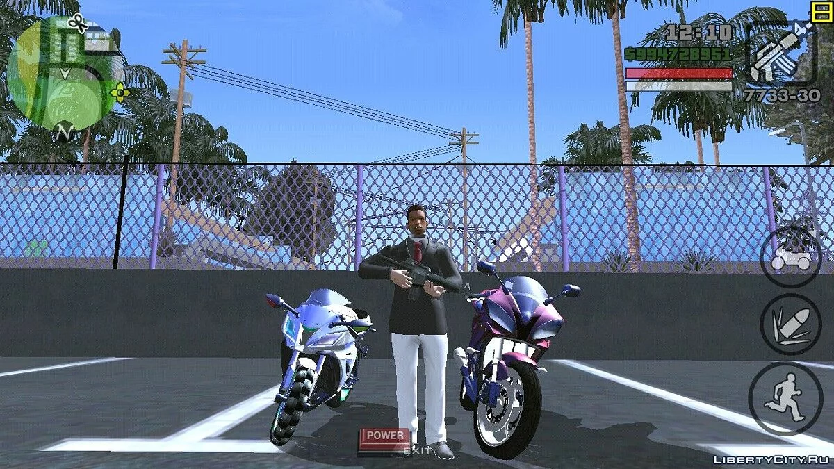 Yamaha R6 and Kawasaki Ninja ZX10R / GTA San Andreas (iOS, Android)