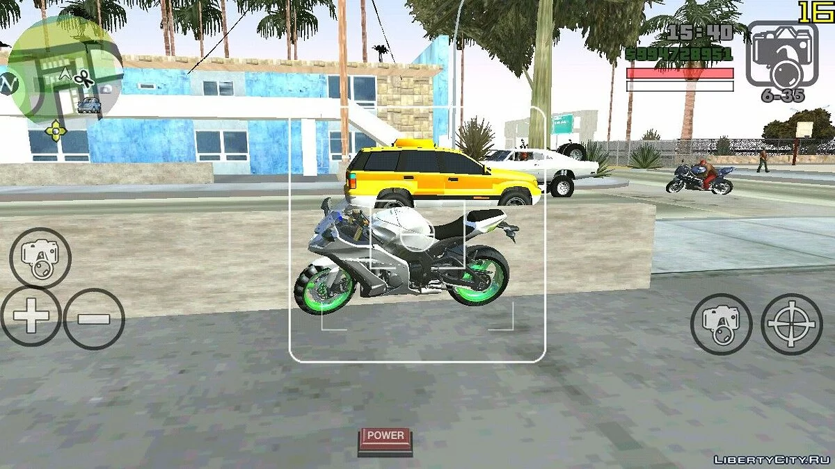 Yamaha R6 and Kawasaki Ninja ZX10R / GTA San Andreas (iOS, Android)