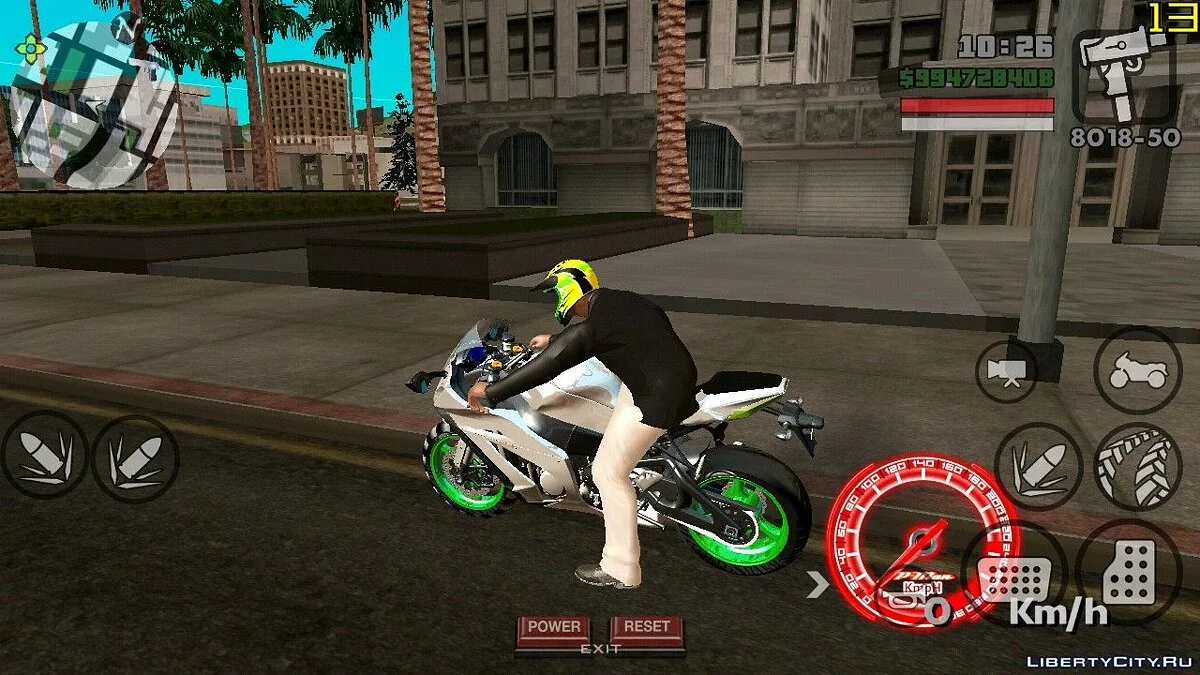 Yamaha R6 and Kawasaki Ninja ZX10R / GTA San Andreas (iOS, Android)
