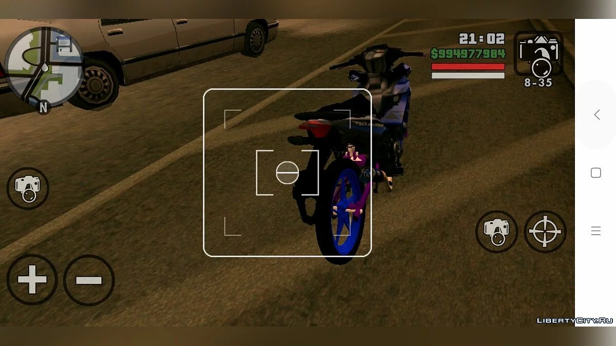 Yamaha Y15 Biru / GTA San Andreas (iOS, Android)