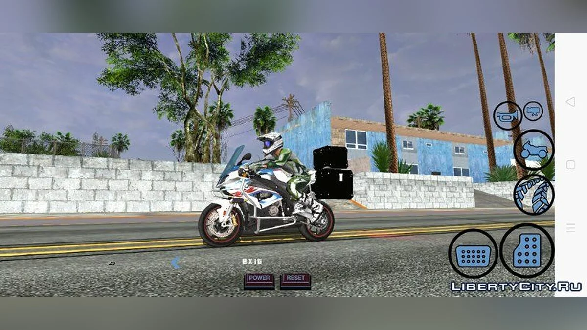 Modifikasi Touring BMW S1000RR / GTA San Andreas (iOS, Android)