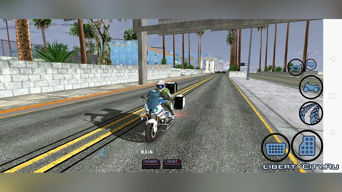 Modifikasi Touring BMW S1000RR / GTA San Andreas (iOS, Android)
