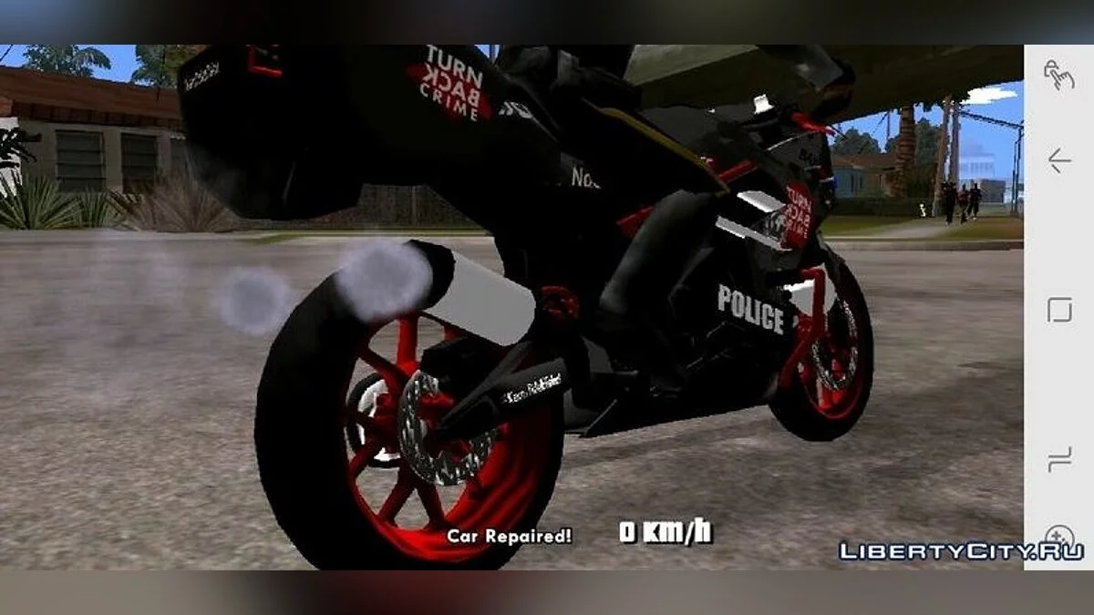 Bajidi R86 поліцейський мотоцикл / GTA San Andreas (iOS, Android)