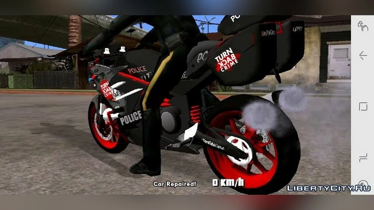 Bajidi R86 поліцейський мотоцикл / GTA San Andreas (iOS, Android)