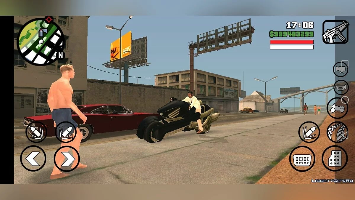 FFAC7 Мотоцикл для Мобільних / GTA San Andreas (iOS, Android)