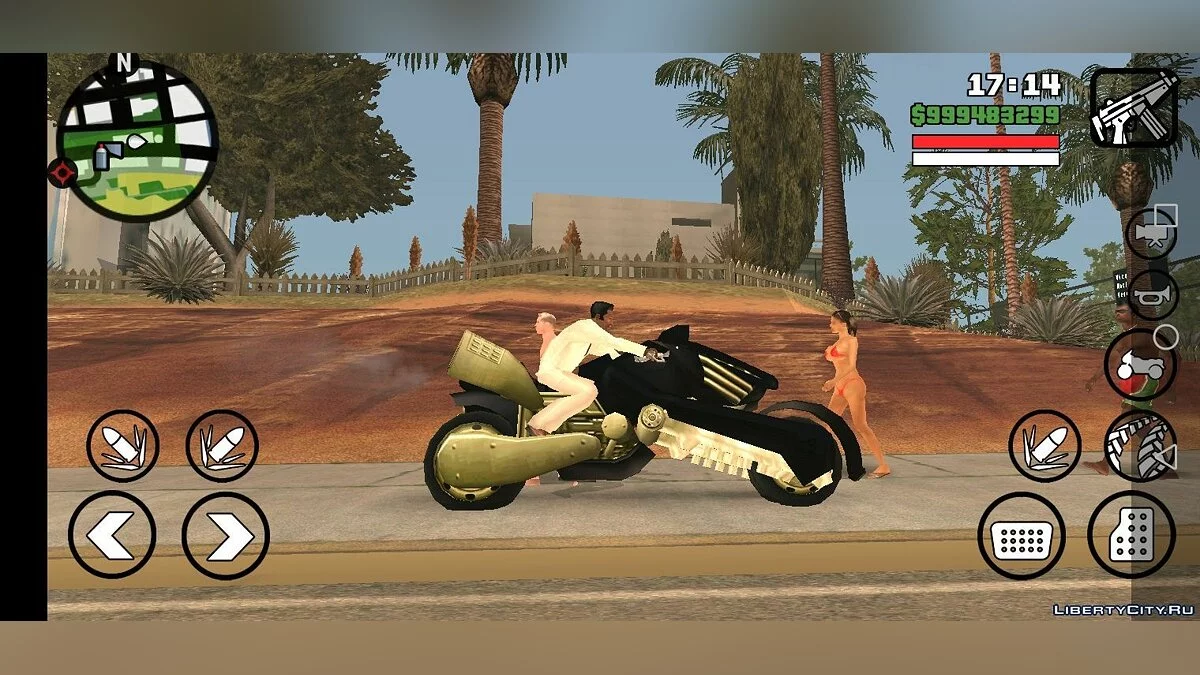 FFAC7 Мотоцикл для Мобільних / GTA San Andreas (iOS, Android)