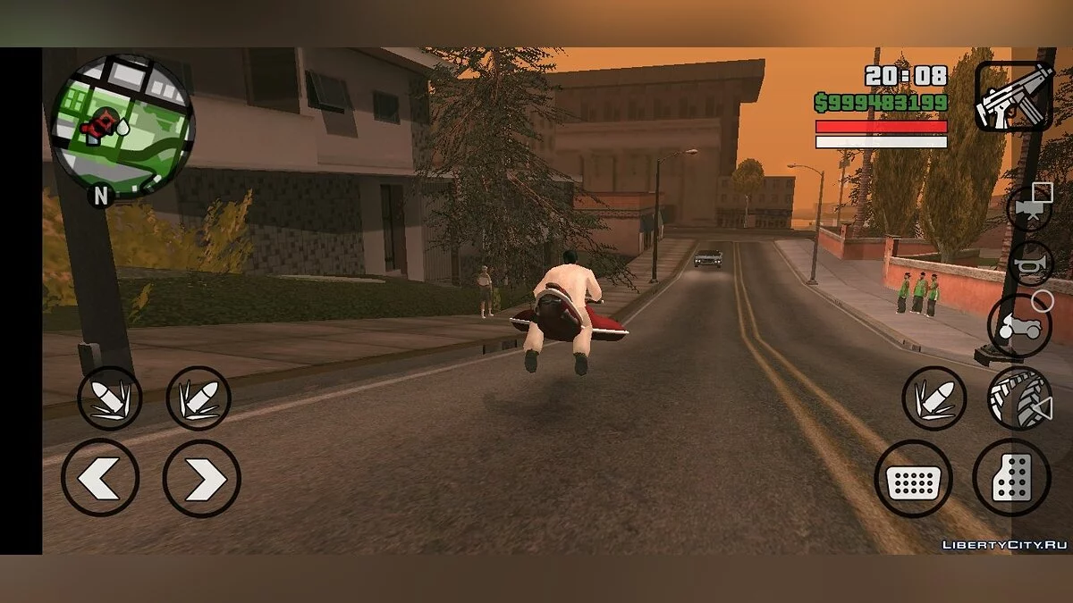 Moto Futurista apenas DFF / GTA San Andreas (iOS, Android)