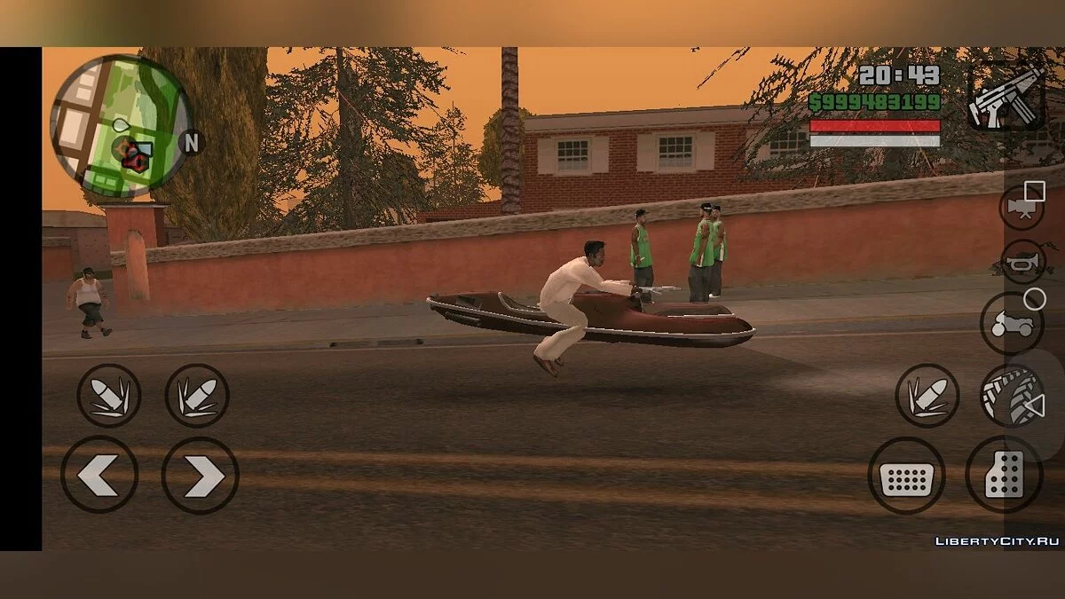 Moto Futurista apenas DFF / GTA San Andreas (iOS, Android)