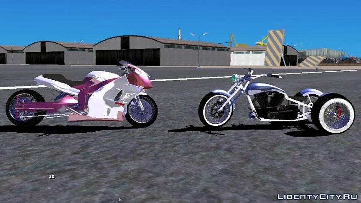 Pack de motos de GTA 5 / GTA San Andreas (iOS, Android)