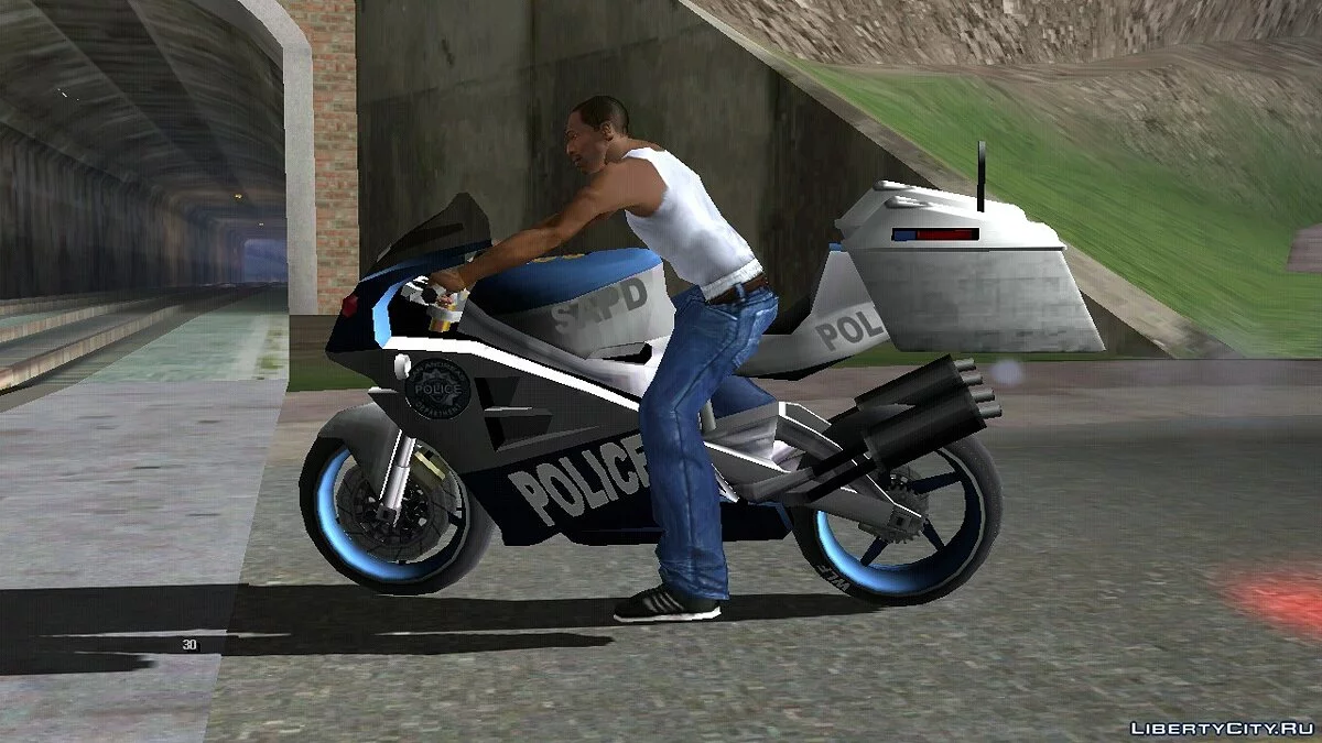 Police Bike (DFF Only) / GTA San Andreas (iOS, Android)