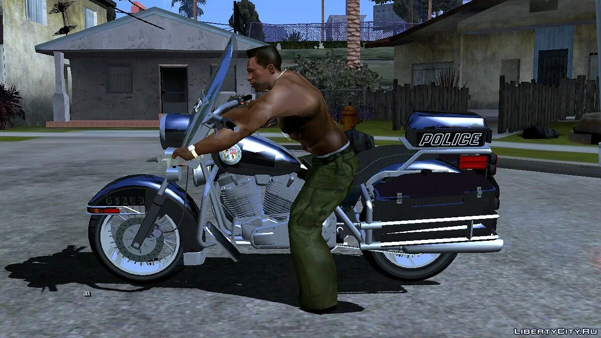 Police Motorcycle from GTA 5 / GTA San Andreas (iOS, Android)