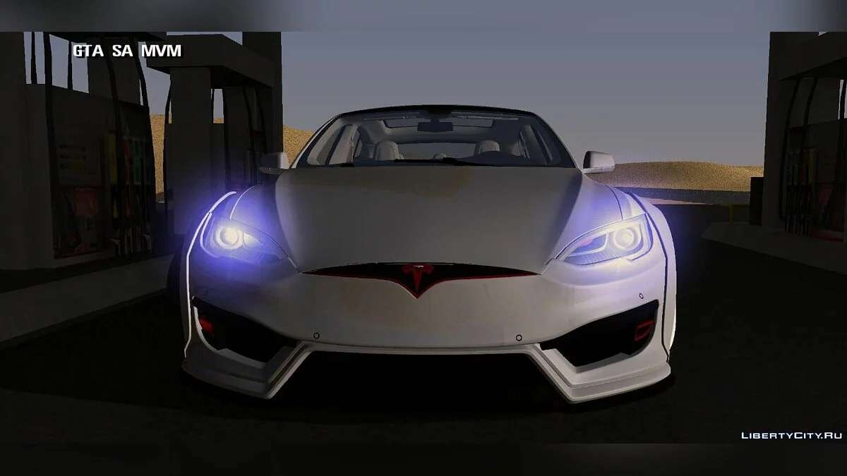 Tesla Model S (drift) / GTA San Andreas (iOS, Android)