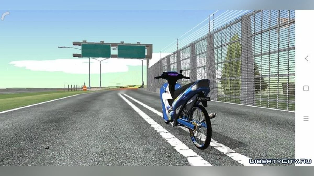 Yamaha 125zr Biru Skala  / GTA San Andreas (iOS, Android)