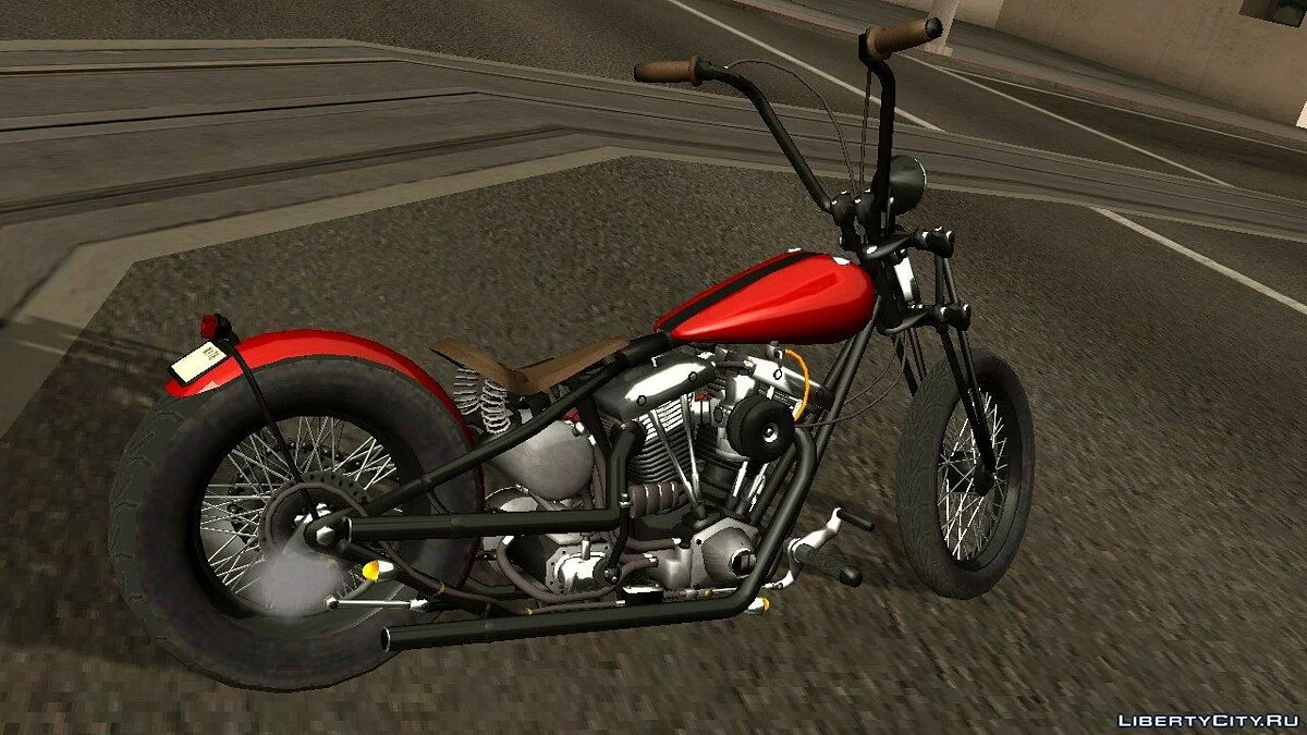 HARLEY DAVIDSON shovel head (тільки DFF) / GTA San Andreas (iOS, Android)