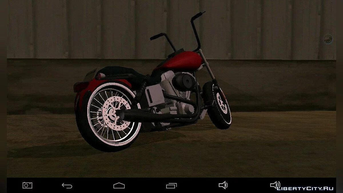 Harley Davidson Dyna Custom (DFF only) / GTA San Andreas (iOS, Android)