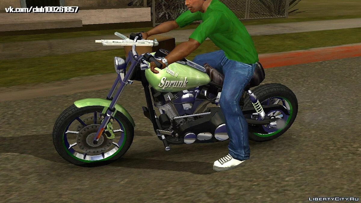 哈雷戴维森Dyna T Sport 1999 v0.2(仅DFF) / GTA San Andreas (iOS, Android)