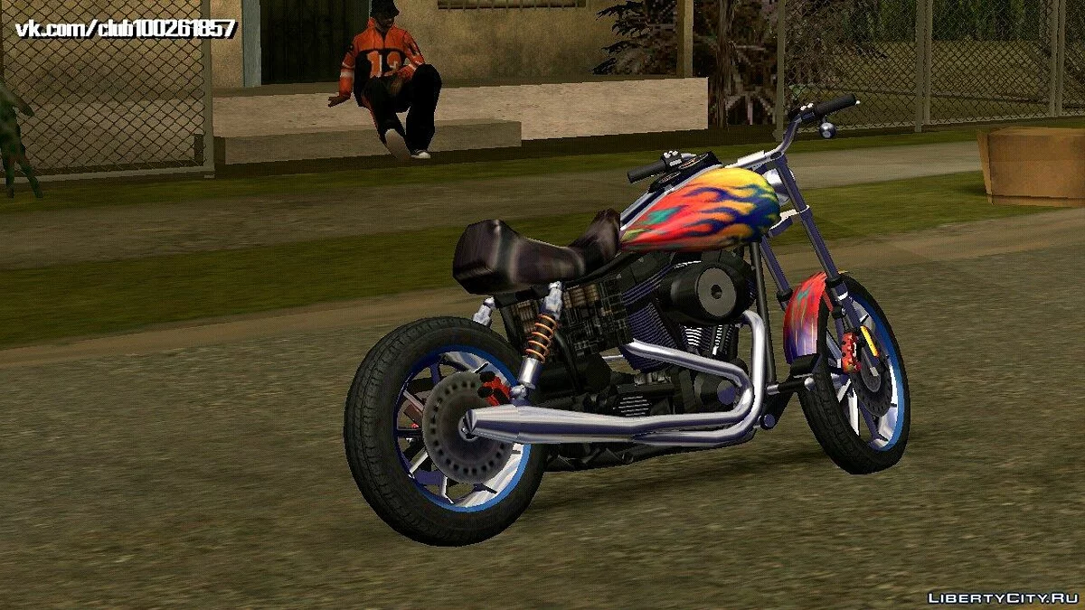 哈雷戴维森Dyna T Sport 1999 v0.2(仅DFF) / GTA San Andreas (iOS, Android)