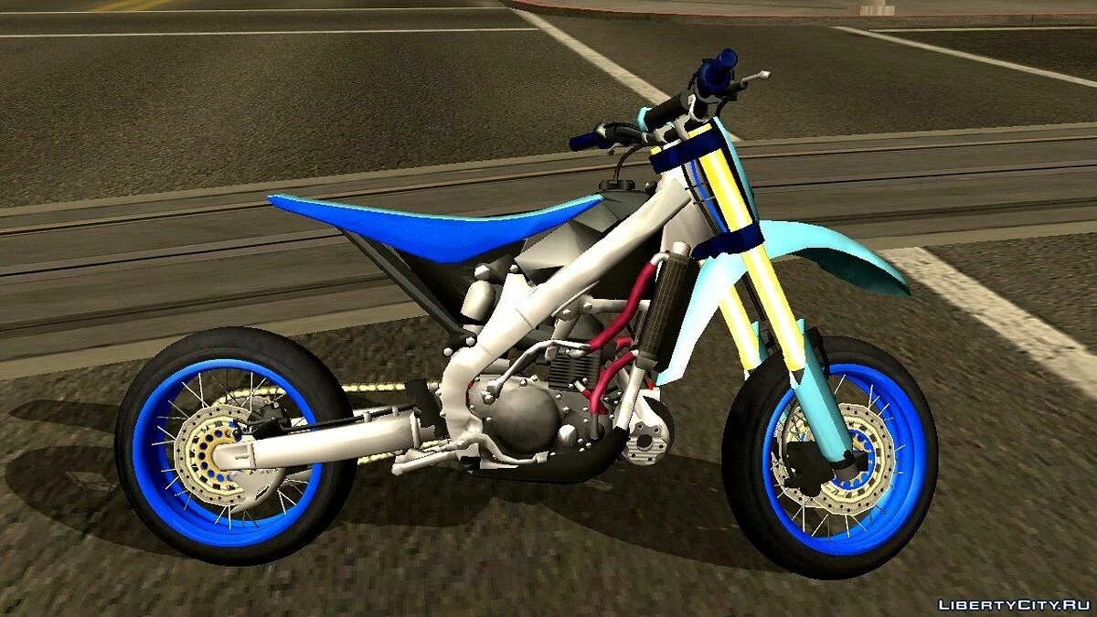 Honda CRF450 Turbo Supermoto (solo DFF) / GTA San Andreas (iOS, Android)